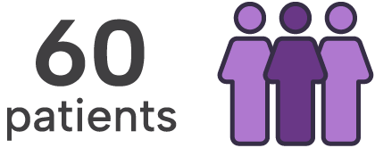 60 patients icon.